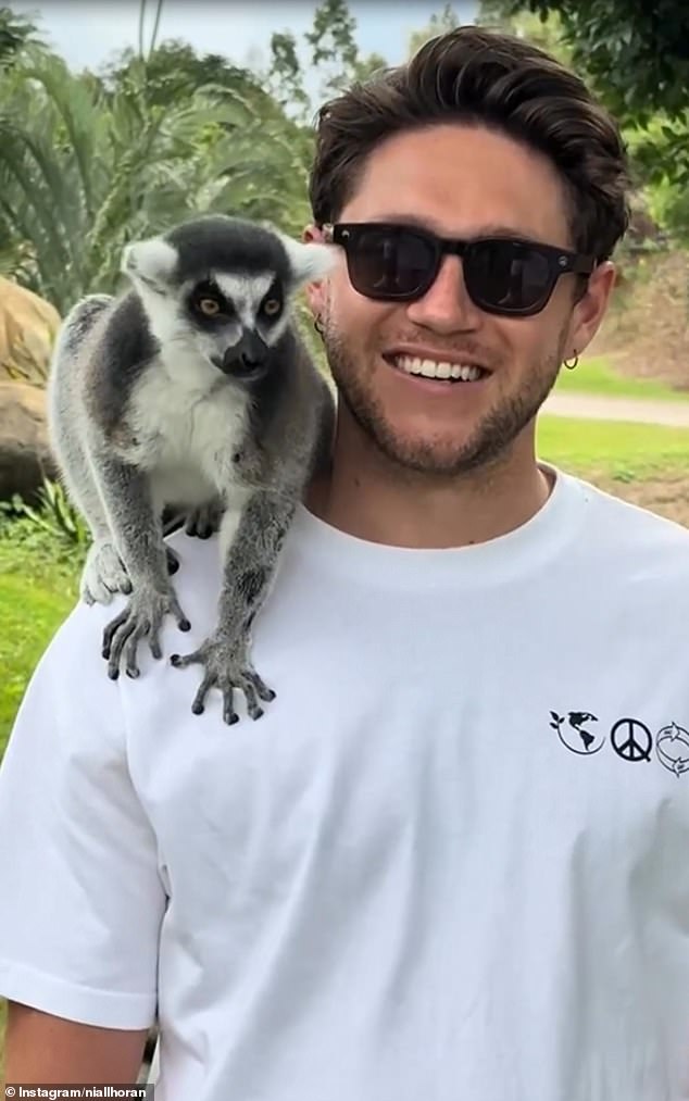 وقام نجم One Direction السابق، البالغ من العمر 30 عامًا، بزيارة إلى حديقة حيوان أستراليا أثناء قضاء يوم عطلة