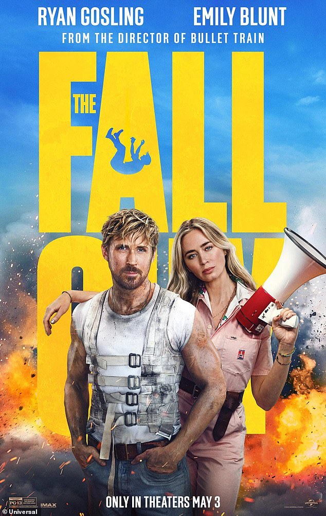 سيصدر فيلم Fall Guy الجديد في 3 مايو، وهو من بطولة جوسلينج وإميلي بلانت.  يقول الملخص: 